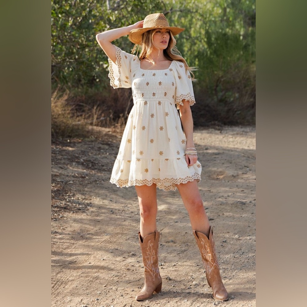 #369. Let's Go Girls Western Dress - Picture 1 of 7
